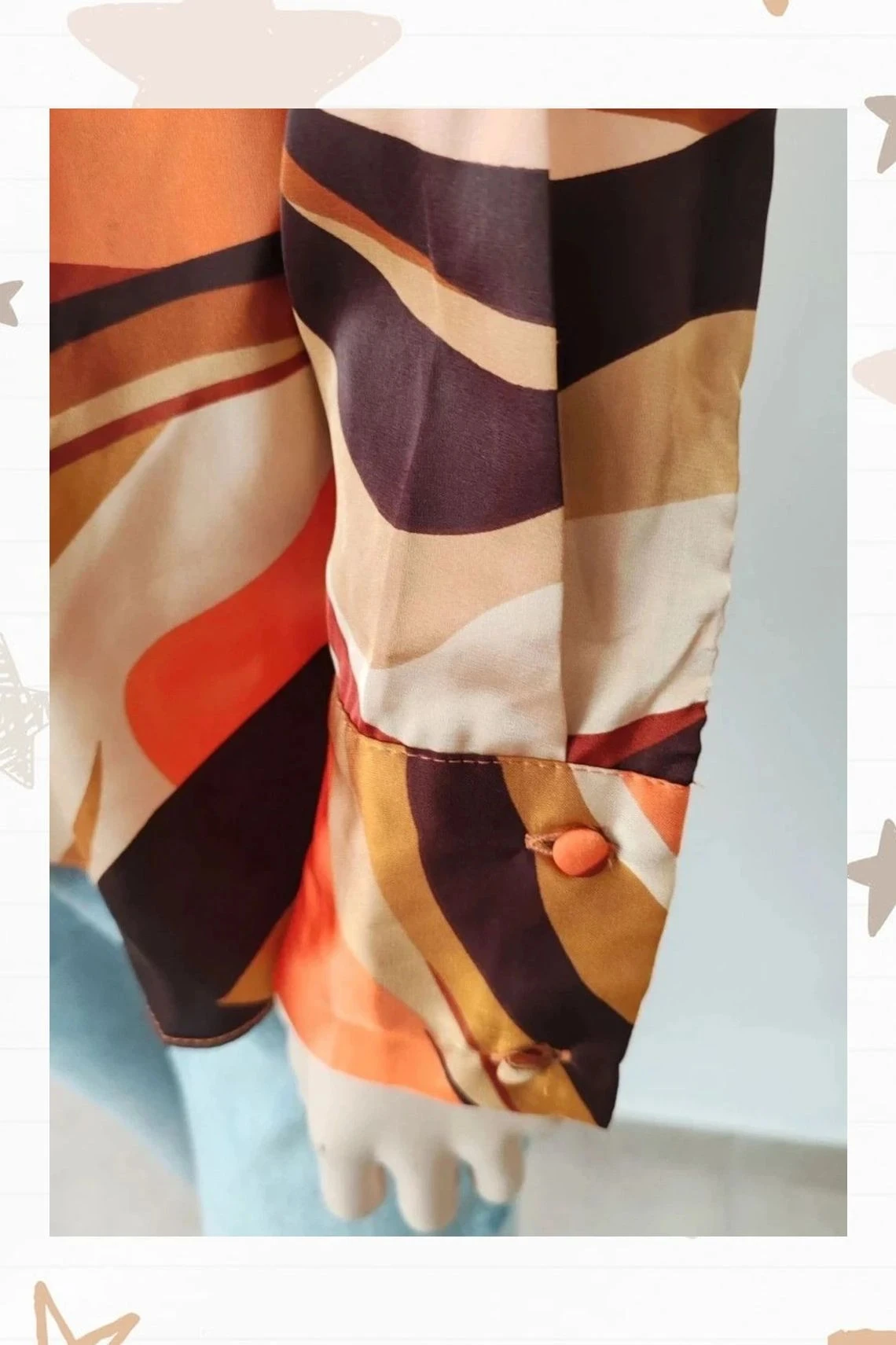Camisa colorida feminina - M ampla – photo 3